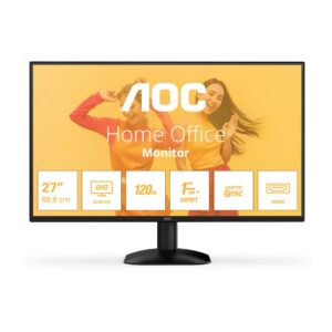 AOC B3 Q27B35S3 kompiuterio monitorius 68,6 cm (27") 2560 x 1440 pikseliai Quad HD LED Juoda