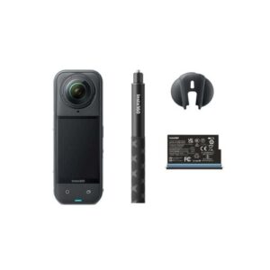 Insta360 X5 veiksmo kamera 8K pradedančiųjų rinkinys, juoda, ES