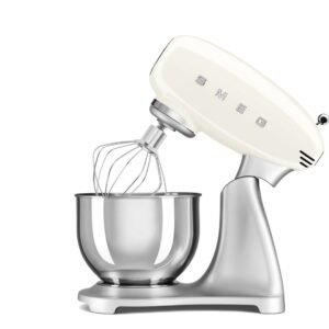 Smeg SMF04CREU plakiklis Pastatomas plaktuvas 800 W Kreminė spalva - Image 3