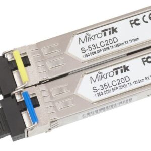 Mikrotik S-3553LC20D tinklo siųstuvų-imtuvų modulis 1250 Mbit/ai SFP