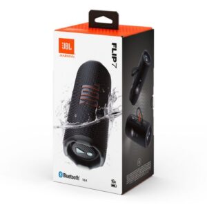 JBL Flip 7 belaidis „Bluetooth“ garsiakalbis, juodas, EU
