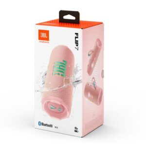 JBL Flip 7 belaidis „Bluetooth“ garsiakalbis, rožinis, ES
