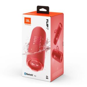 JBL Flip 7 belaidis „Bluetooth“ garsiakalbis, raudonas, EU