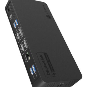ICY BOX IB-DK2255AC Vielinis USB 3.2 Gen 2 (3.1 Gen 2) Type-C Juoda - Image 1
