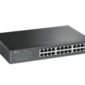 TP-Link TL-SG1024DE tinklo komutatorius Valdomas L2 Gigabit Ethernet (10/100/1000) Juoda - Image 2