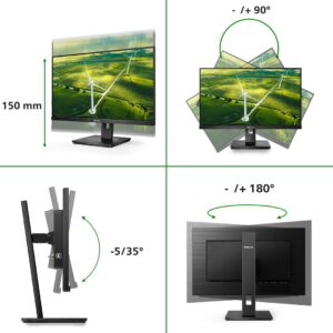 Philips 242B1G/00 kompiuterio monitorius 60,5 cm (23.8") 1920 x 1080 pikseliai „Full HD“ LED Juoda - Image 3