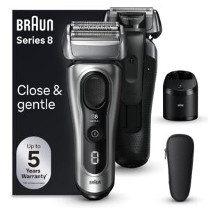 Braun Series 8 8567cc Skustuvas Apkarpymo mašinėlė Juoda, Sidabras - Image 1