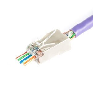 Digitus X-ML-6F-EZ laido jungtis RJ45 Pilka, Permatomas