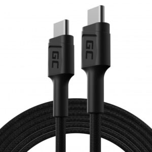 Green Cell KABGC29 USB kabelis USB 2.0 2 m USB C Juoda