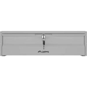 Stalčius 19" tinklinėms spintoms 3U 360 mm pilkas Lanberg (3U/483 × 360 mm, apkrova iki 90 kg, 4 taškų tvirtinimas) - Image 2