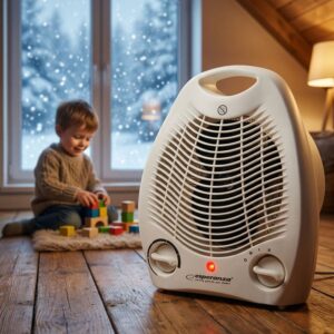 Esperanza EHH011 elektrinis patalpų šildytuvas Vidaus Balta 1000/2000 W - Image 3