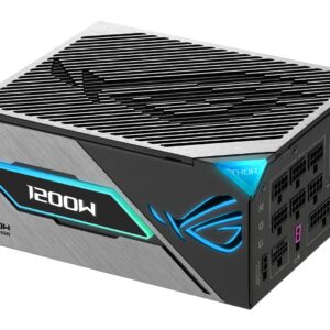 ASUS ROG -THOR-1200P3-GAMING-E maitinimo blokas 1200 W 24-pin ATX ATX Juoda - Image 1