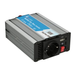 Extralink CAR VOLTAGE CONVERTER 12V - 230V, 500W, MODIFIED SINUS OPIM-500W maitinimo adapteris / inverteris Universalus Aliuminis - Image 1