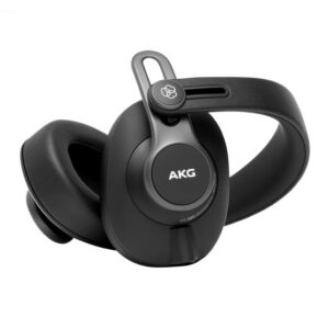AKG K371 Ausinės be mikrofono ir ausinės su mikrofonu Vielinis Su lankeliu Scena / studija Juoda, Metalinis - Image 3