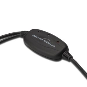 Digitus DA-70158 serijinis kabelis Juoda 1,5 m USB A tipo DB-9 - Image 3