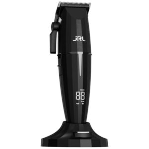 Set 2-in-1 JRL Onyx Clipper + Onyx Trimmer with Two Charging Stations juodos spalvos - Image 3