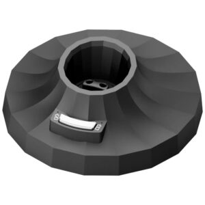 Set 2-in-1 JRL Onyx Clipper + Onyx Trimmer with Two Charging Stations juodos spalvos - Image 8