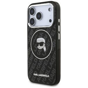 Dėklas Karl Lagerfeld IML Karl Head Logo MagSafe skirtas iPhone 17 Pro black - Image 2