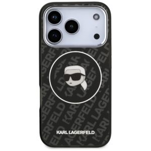 Dėklas Karl Lagerfeld IML Karl Head Logo MagSafe skirtas iPhone 17 Pro black - Image 3