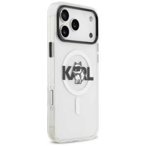 Karl Lagerfeld IML Choupette Sketch Logo MagSafe Dėklas skirtas iPhone 17 Pro Clear - Image 4