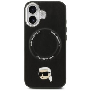 Karl Lagerfeld Karl Pin MagSafe Dėklas  skirtas Apple iPhone 17 juodos spalvos - Image 3