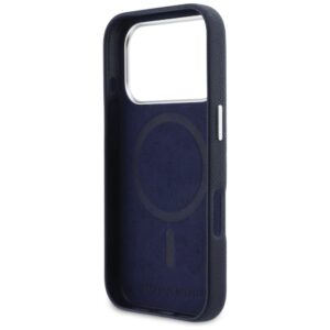 Dėklas Karl Lagerfeld Karl & Choupette Head Pins Saffiano MagSafe skirtas iPhone 17 Pro Max blue - Image 7