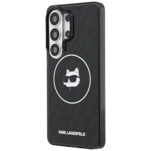Dėklas Karl Lagerfeld IML Repeated Choupette MagSafe for Samsung Galaxy S26 Ultra juodos spalvos - Image 2