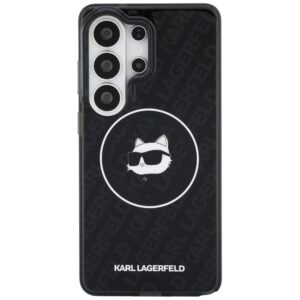 Dėklas Karl Lagerfeld IML Repeated Choupette MagSafe for Samsung Galaxy S26 Ultra juodos spalvos - Image 3