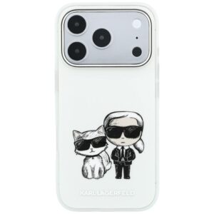 Dėklas Karl Lagerfeld Smooth Karl & Choupette Bodies Sketch MagSafe  skirtas Apple iPhone 18 Pro Max/17 Pro Max b - Image 3