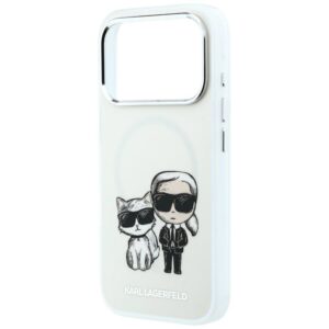Dėklas Karl Lagerfeld Smooth Karl & Choupette Bodies Sketch MagSafe  skirtas Apple iPhone 18 Pro Max/17 Pro Max b - Image 6