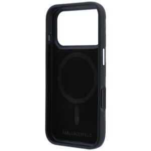 Dėklas Karl Lagerfeld Grained Mono Resin Logo MagSafe skirta Apple iPhone 18 Pro / 17 Pro juodos spalvos - Image 7