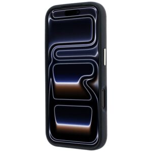 Dėklas Karl Lagerfeld Saffiano Small Script Metal Logo MagSafe skirtas Apple iPhone 18 Pro / 17 Pro burgundy - Image 5