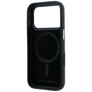 Dėklas Karl Lagerfeld Grained Heads Metal MagSafe skirtas iPhone 18 Pro Max / 17 Pro Max bordinis - Image 7