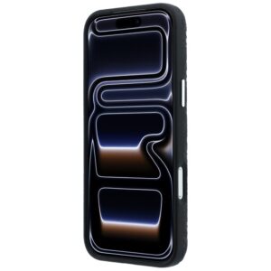 Dėklas Karl Lagerfeld Grained Allover Logo Metal Elongated MagSafe skirtas iPhone 18 Pro / 17 Pro black - Image 5