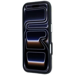 Dėklas Karl Lagerfeld Grained Elongated Logo MagSafe, skirtas iPhone 18 Pro / 17 Pro, smėlio spalvos - Image 5