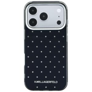 Dėklas Karl Lagerfeld IML Rhinestones Allover and Electroplated Logo skirtas iPhone 18 Pro / 17 Pro black - Image 3