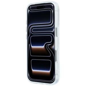 Dėklas Karl Lagerfeld IML Rhinestones Allover and Electroplated Logo skirtas iPhone 18 Pro /17 Pro white - Image 5