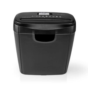 Nedis PASH112BKA4 dokumentų naikiklis Smulkinimas juostelėmis 22 cm Juoda - Image 2
