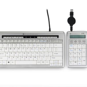 BakkerElkhuizen S-board 840 Numeric skaičių klaviatūra PC USB Šviesiai Žalia, Balta - Image 3
