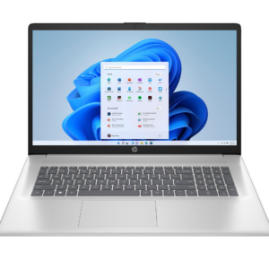 HP 17-cn4006nw nešiojamasis kompiuteris su Intel Core 7 150U, 43,9 cm (17,3"), Full HD, 16 GB DDR4 SDRAM, 1 TB SSD, Wi-Fi 6 (802.11ax), Windows 11 Home, sidabrinės spalvos