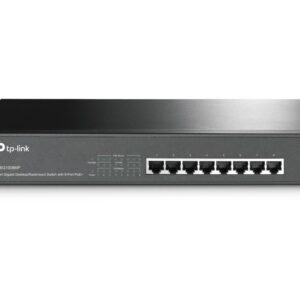 TP-Link TL-SG1008MP Ne-valdomas Gigabit Ethernet (10/100/1000) Maitinimas per Eternetą (PoE) 1U Juoda