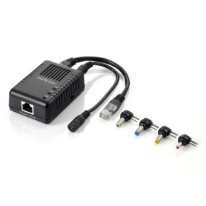 LevelOne POS-1002 tinklo dalytuvas Maitinimas per Eternetą (PoE) Juoda - Image 1