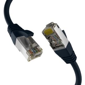 M-Cab EC020200309 tinklo kabelis Juoda 20 m Cat8.1 S/FTP (S-STP) - Image 1