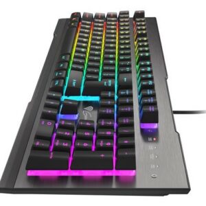 GENESIS Rhod 500 RGB klaviatūra Žaidimams USB QWERTY Portugališka Juoda, Sidabras - Image 3