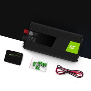 Green Cell INV25 maitinimo adapteris / inverteris Automatinis 1500 W Juoda - Image 2