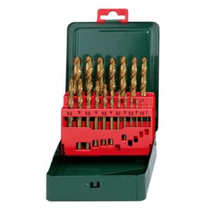 METABO HSS-TiN grąžtų rinkinys 19 vnt. 1-10 mm