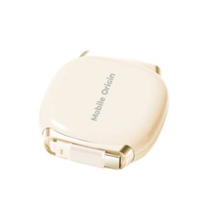 Mobile Origin 100W Retractable Cable Box USB-C to USB-C CB7 Beige - Image 3