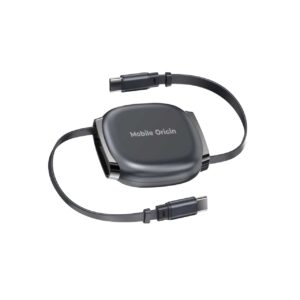 Mobile Origin 100W Retractable Cable Box USB-C to USB-C CB7 Space Grey - Image 4