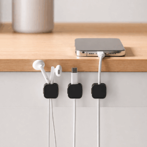 Mobile Origin Cable Cord Organizer Holder CB8 Black - Image 2