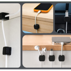 Mobile Origin Cable Cord Organizer Holder CB8 Black - Image 8